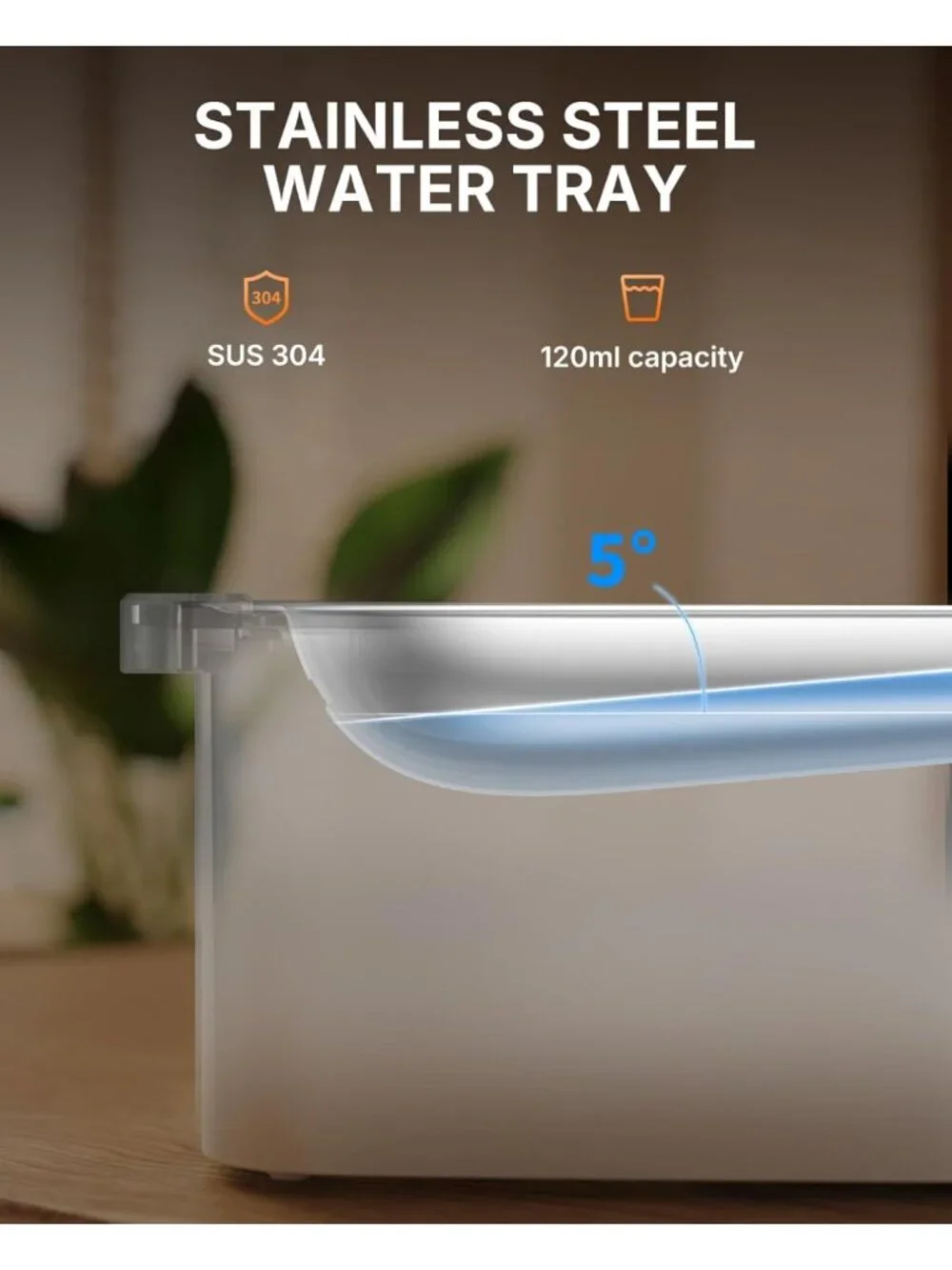 Automatic Cat Water Fountain - 3L Dishwasher Safe, Cordless, Motion Sensor